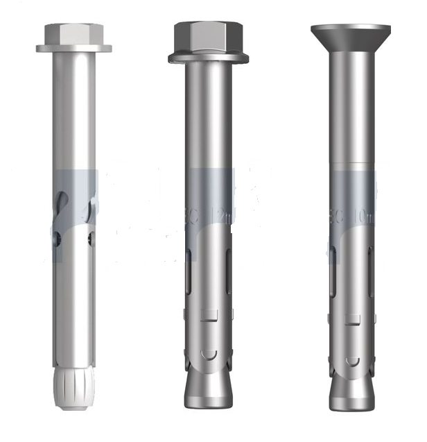 SLEEVE ANCHORS Hex Head, Flush Head & Countersunk